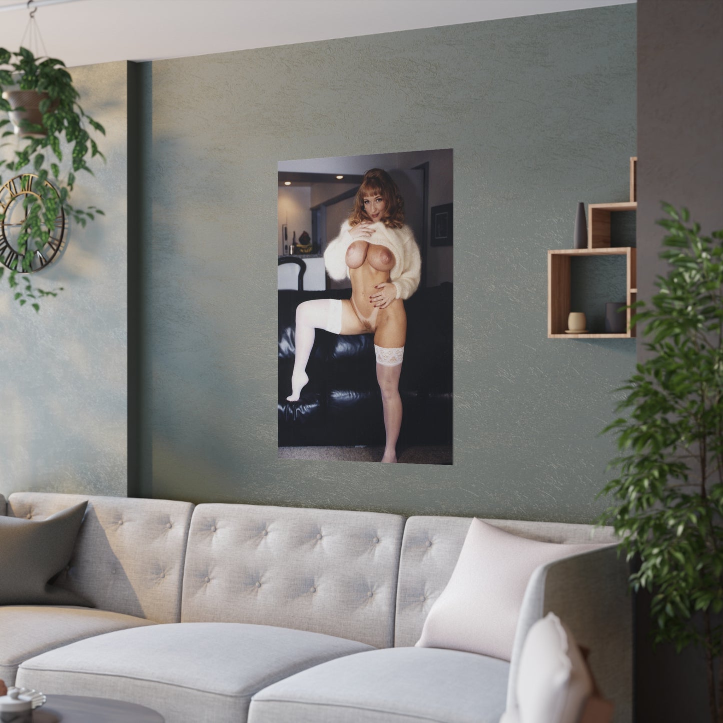 Satin Posters (210gsm) Retro Adult Star Danni Ashe Nude