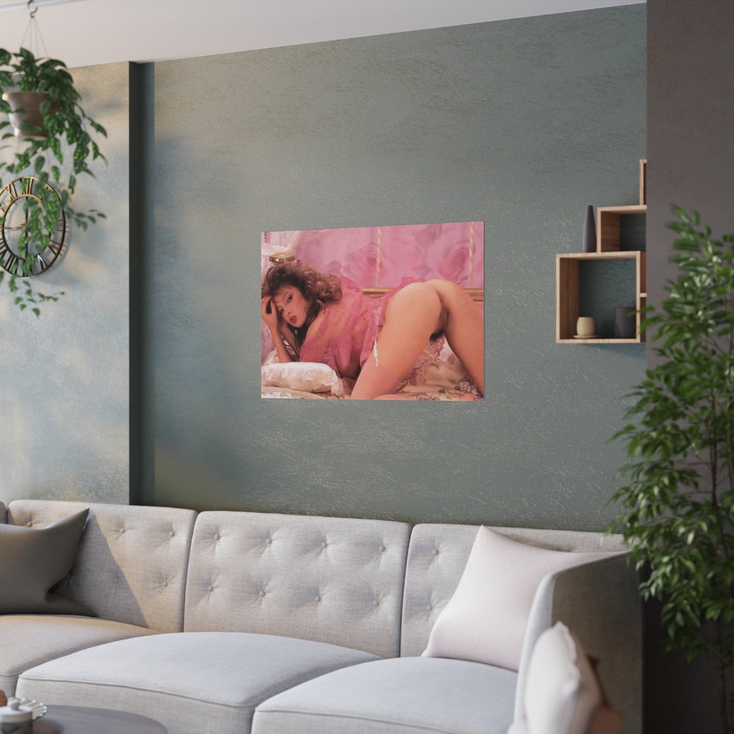 Satin Posters (210gsm) Retro Porn Star Traci Lords Nude