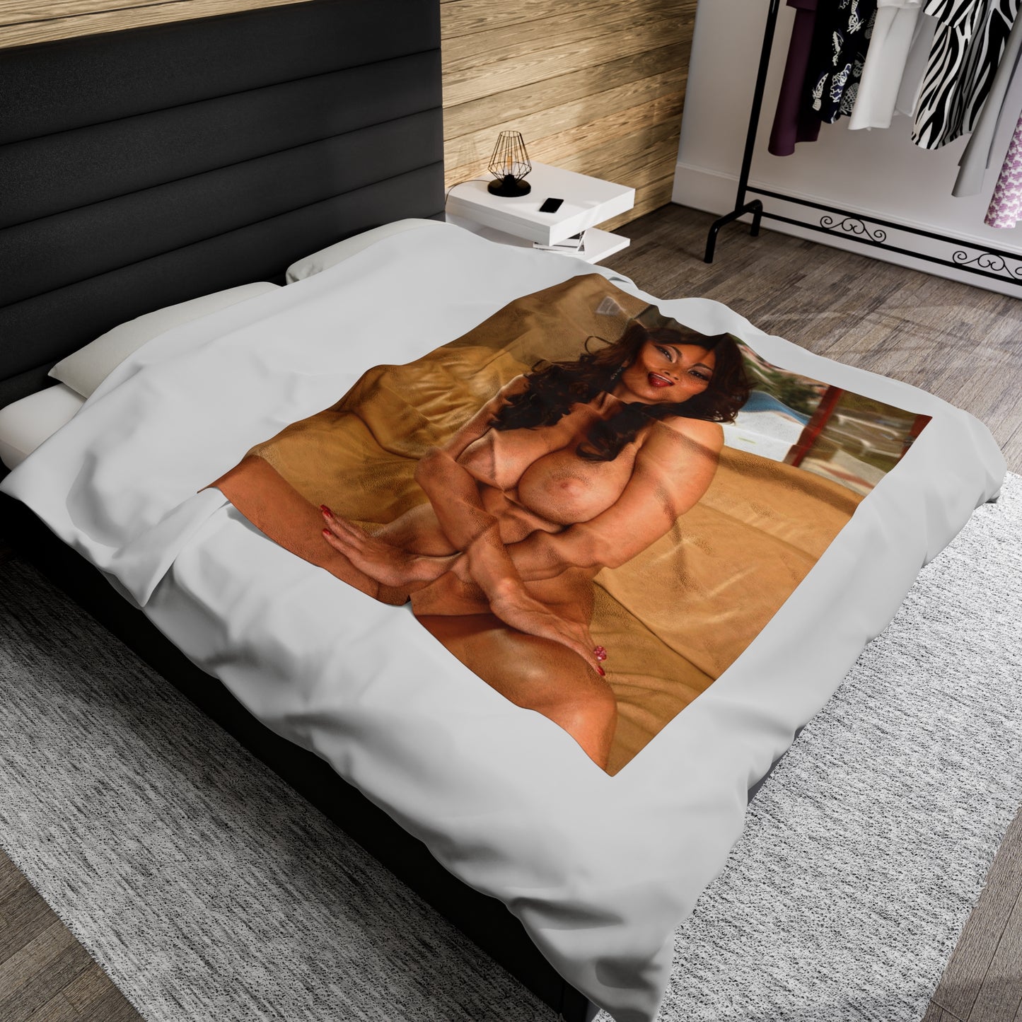 Velveteen Plush Blanket Porn Star Tera Patrick Nude