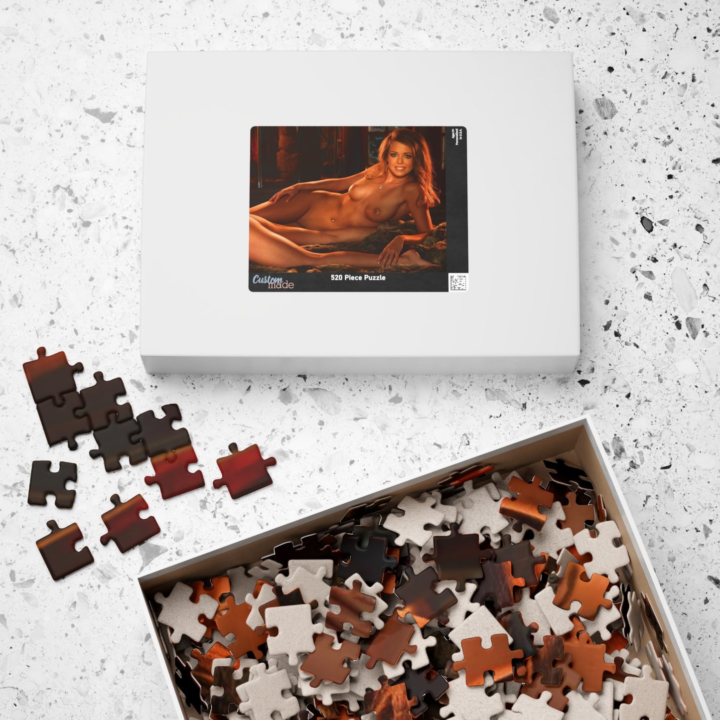 Puzzle 110, 252, 500, 1014-piece Playmate Dec 2008 Jennifer and Nat Campbell #2