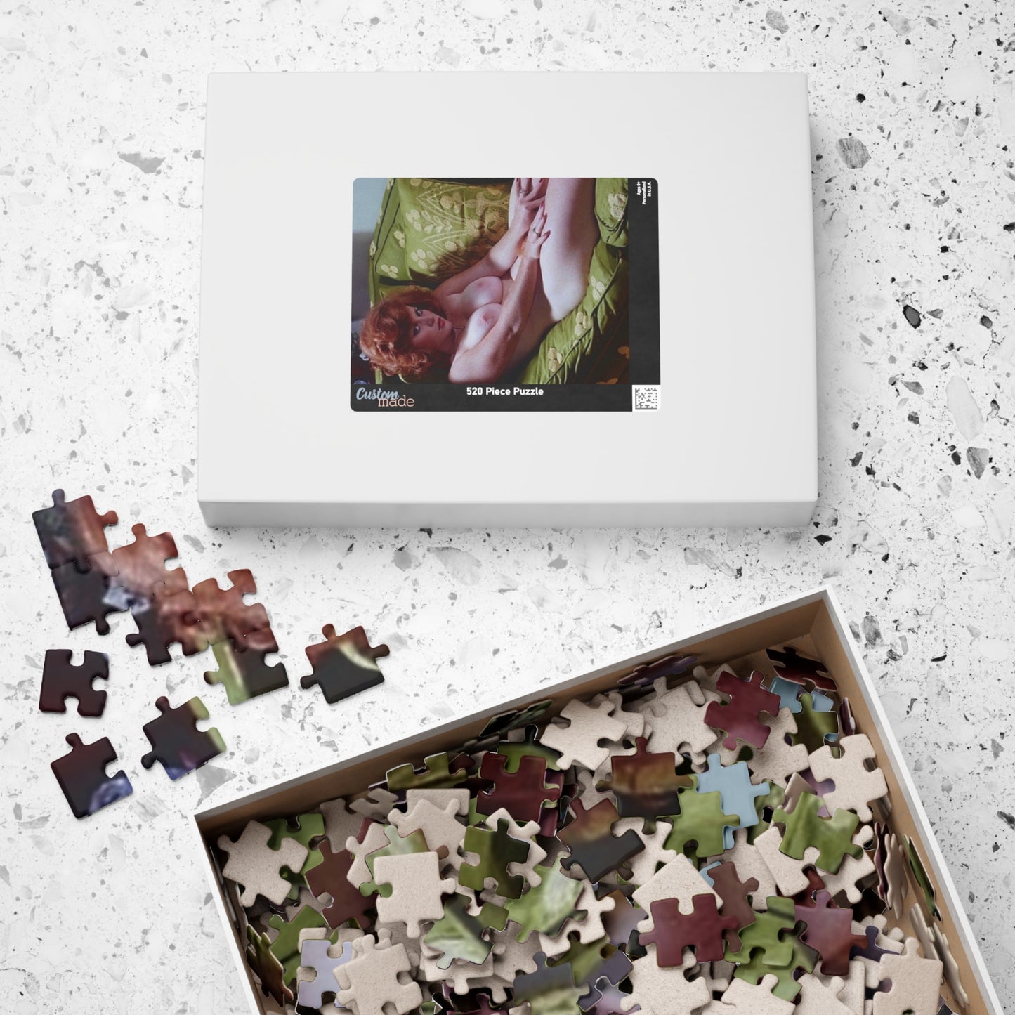 Puzzle (110, 252, 520, 1014-piece) Retro Pornstar Lisa De Leeuw Nude