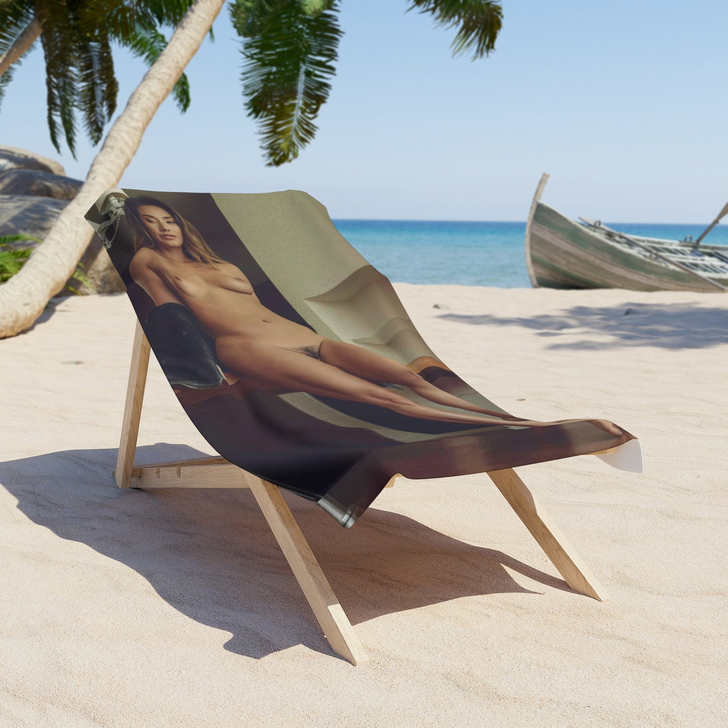 Beach Towel Eva Lovia Nude