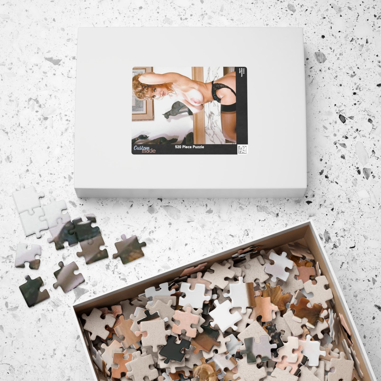Puzzle (110, 252, 520, 1014-piece) Retro Adult Star Danni Ashe Nude