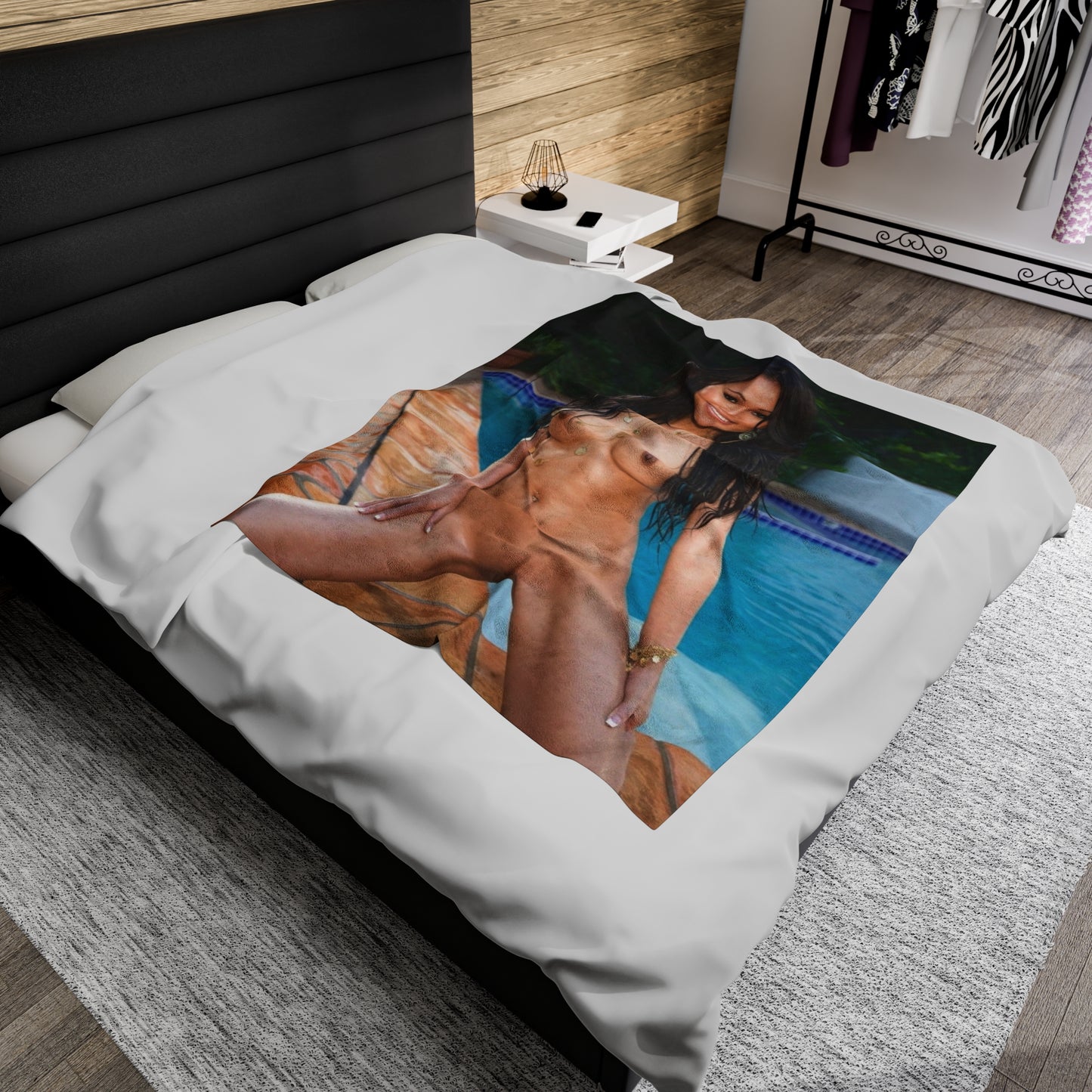 Velveteen Plush Blanket Penthouse Pet November 2009 Yumi Kai