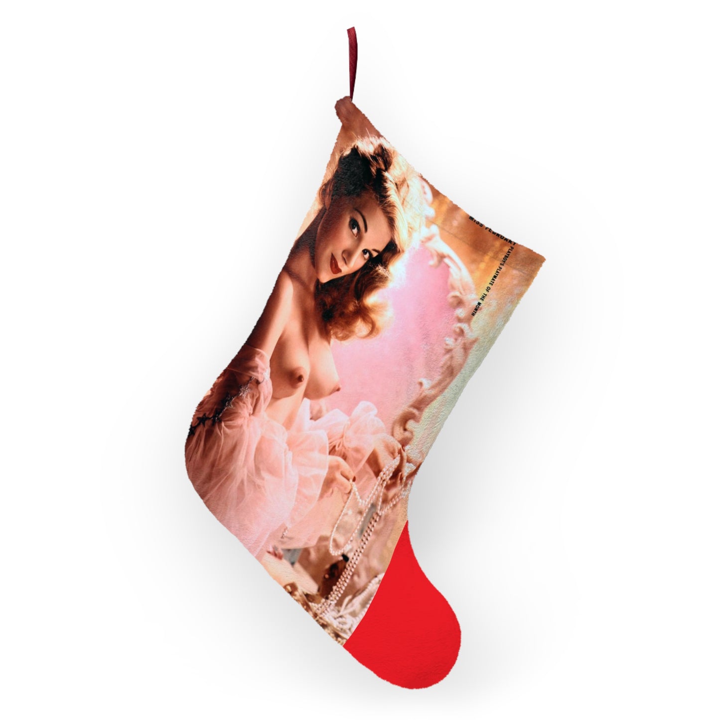 Christmas Stockings Playboy Playmate February 1954 Margaret Scott