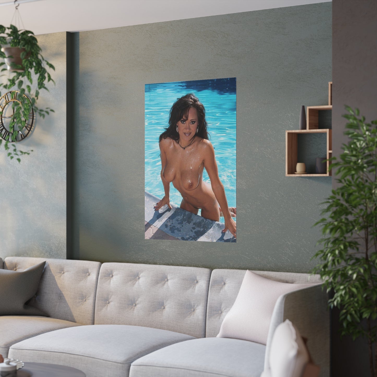 Satin Posters (210gsm) Retro Porn Star Asia Carrera