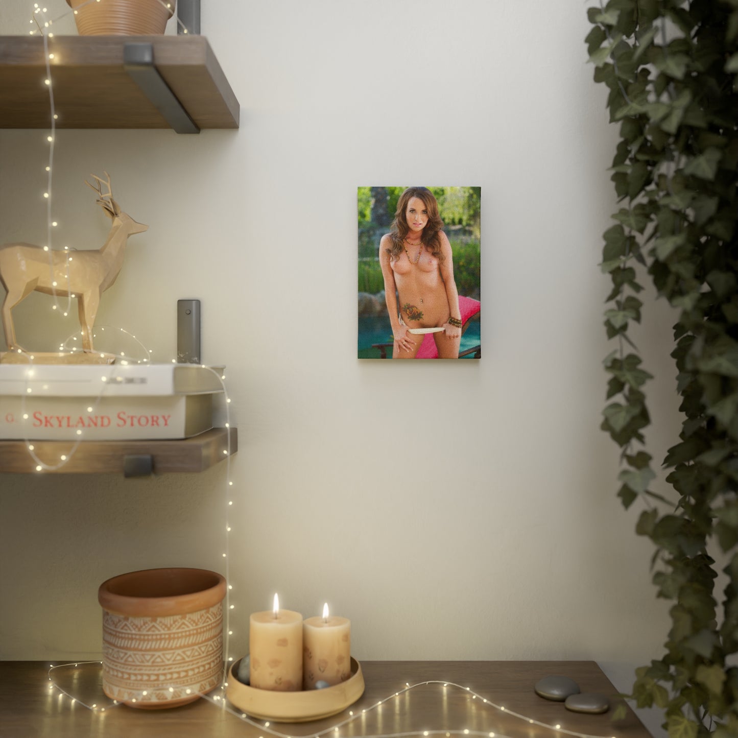 Canvas Photo Tile Penthouse Pet October 2011 Jenna Rose