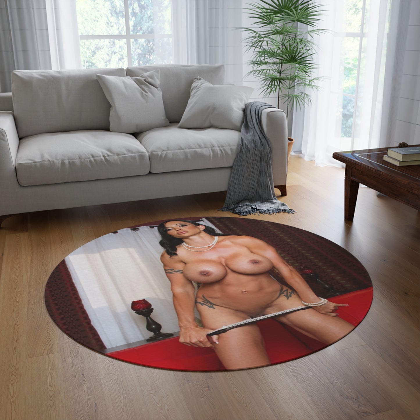 Round Rug Penthouse Pet February 2011 Jewels Jade