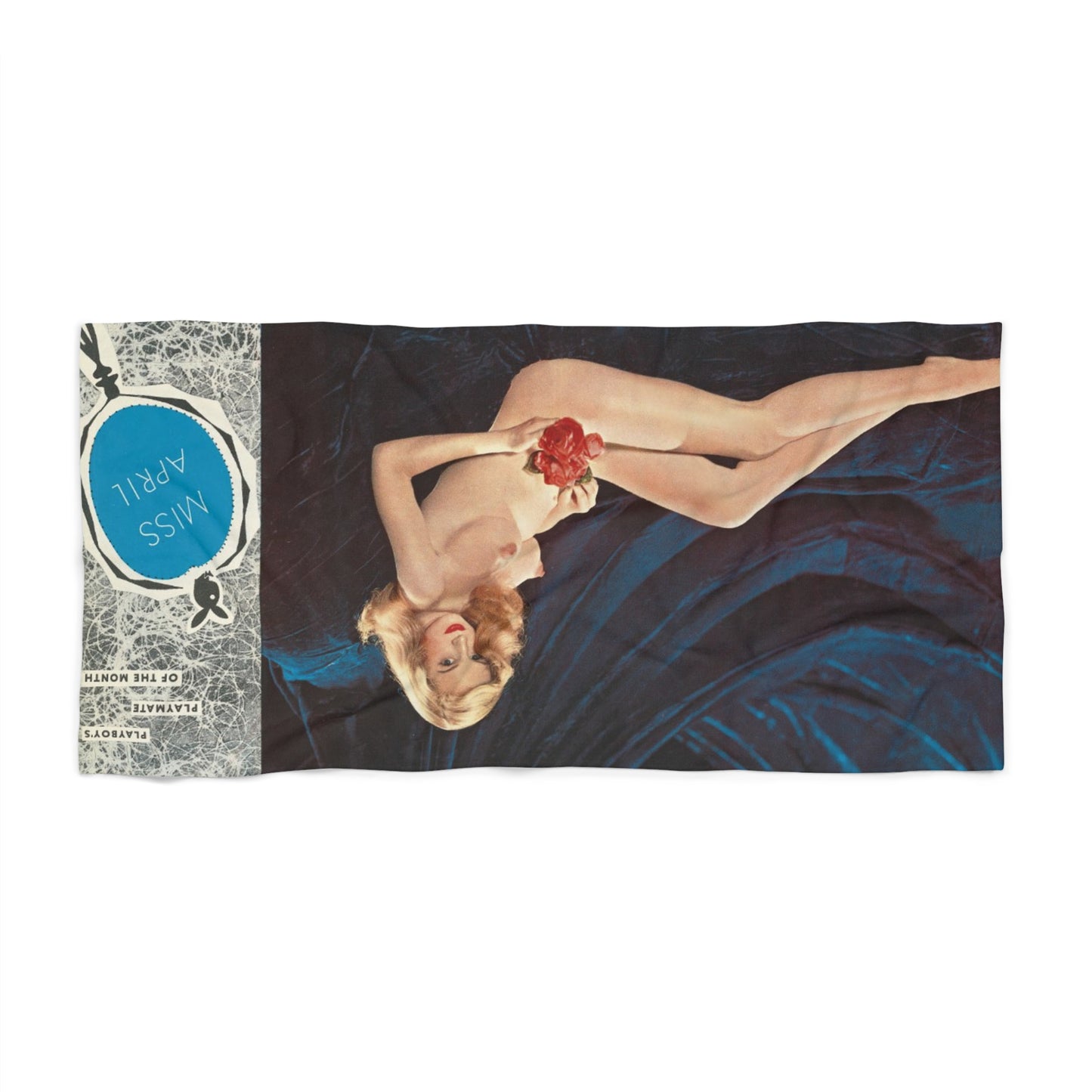 Beach Towel Playboy Playmate April 1954 Marilyn Waltz