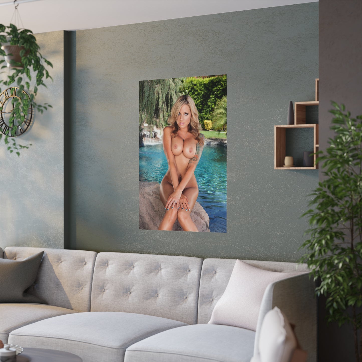 Satin Posters (210gsm) Pornstar Teagan Presley Nude