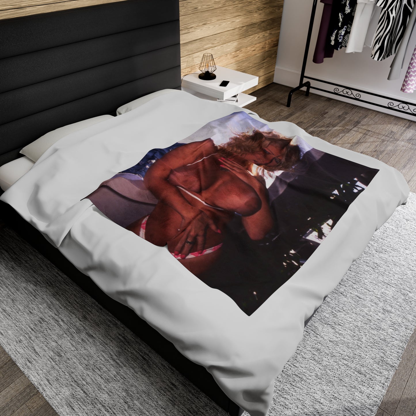 Velveteen Plush Blanket Pornstar Jenna Jameson Nude