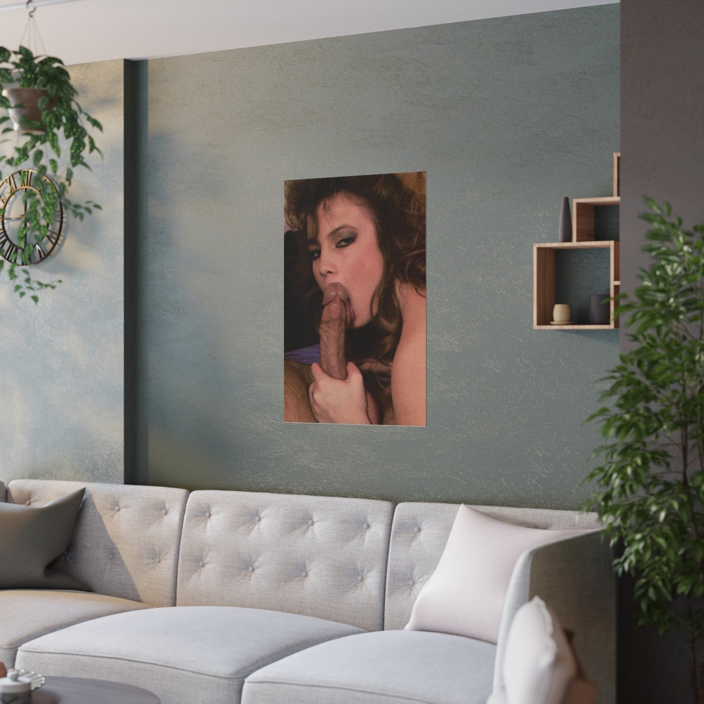 Satin Posters (210gsm) Retro Pornstar Traci Lords Nude