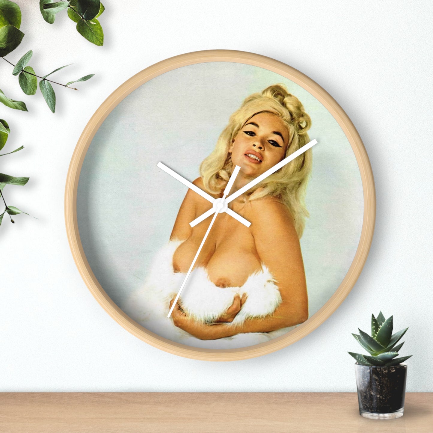 Wall Clock Jayne Mansfield Nude