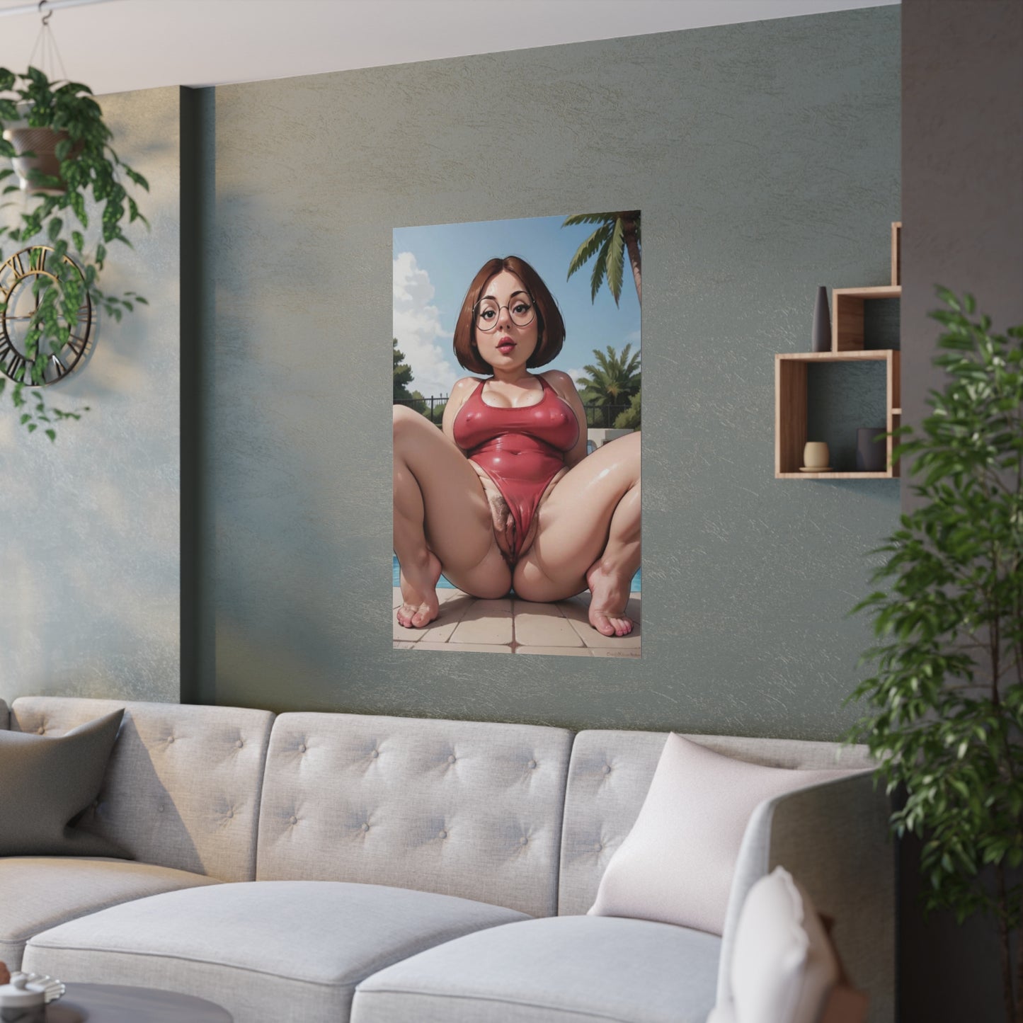 Satin Posters (210gsm) Meg Griffin Nude