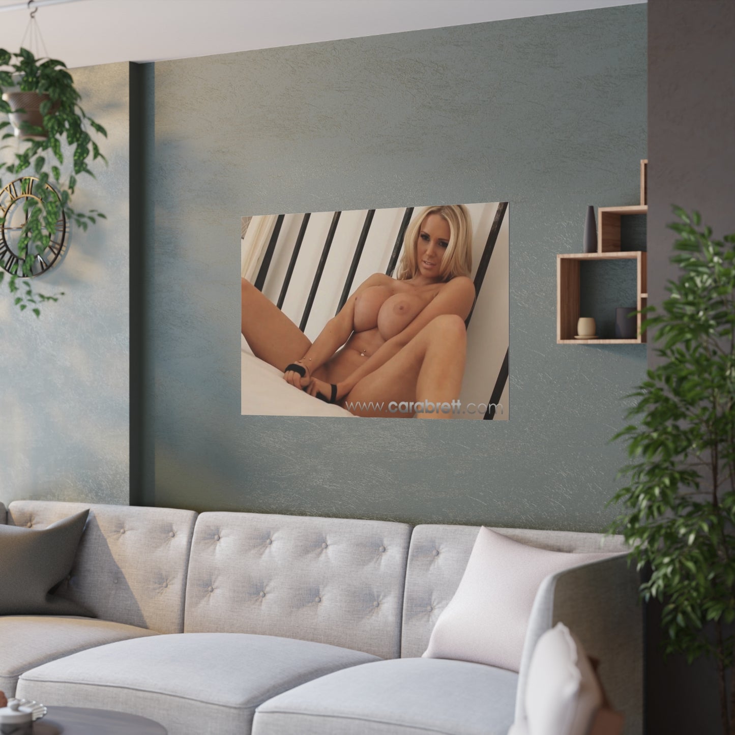 Satin Posters (210gsm) Sexy Naked Nude Pornstar