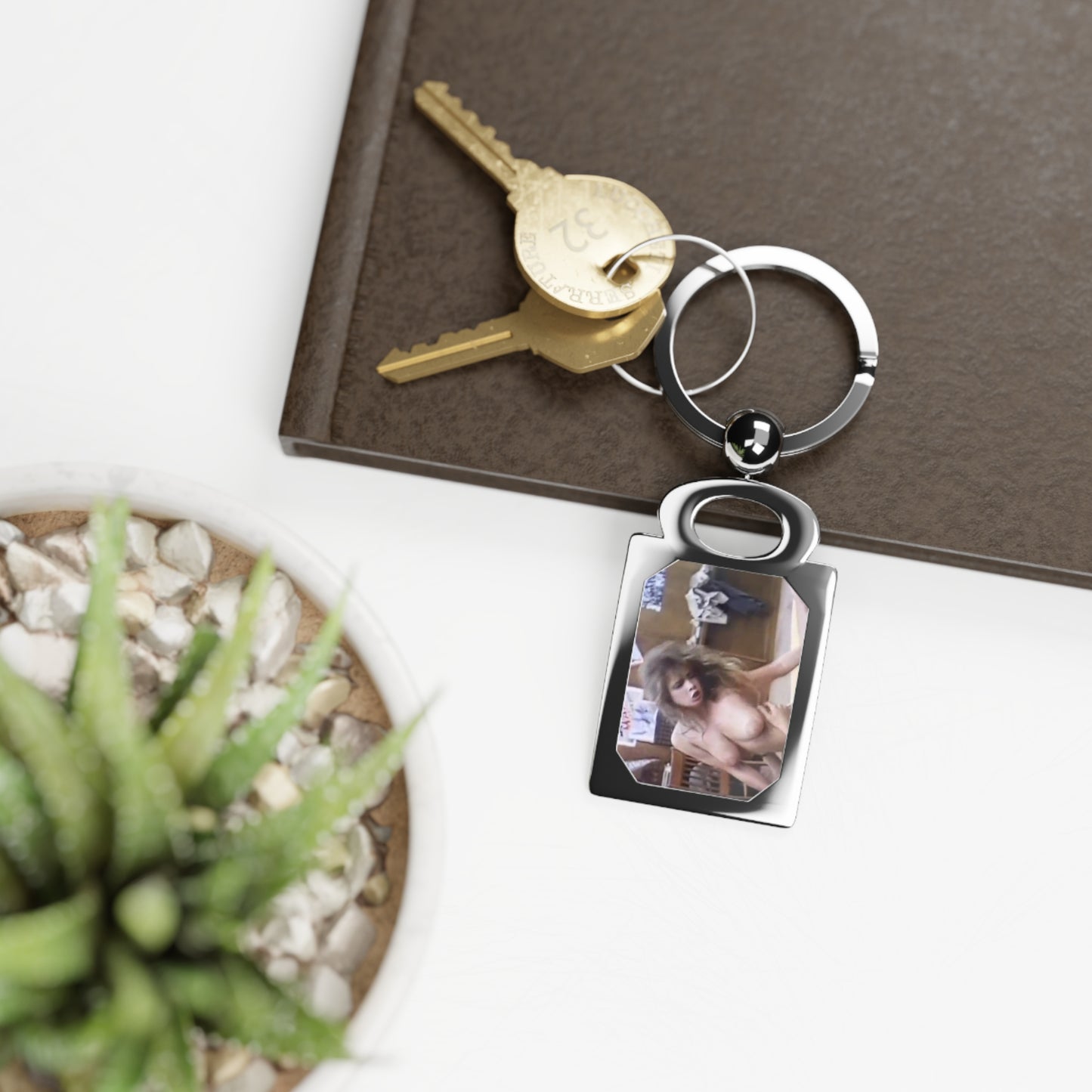 Rectangle Photo Keyring Traci Lords Nude Retro Porn Star