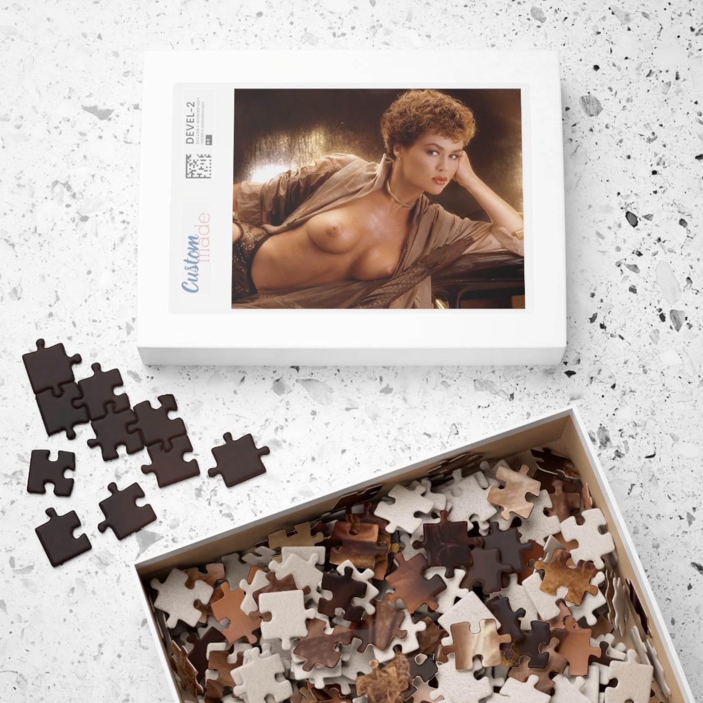 Puzzle (110, 252, 500, 1014-piece) Playboy Playmate Dec 1985 Carol Ficatier