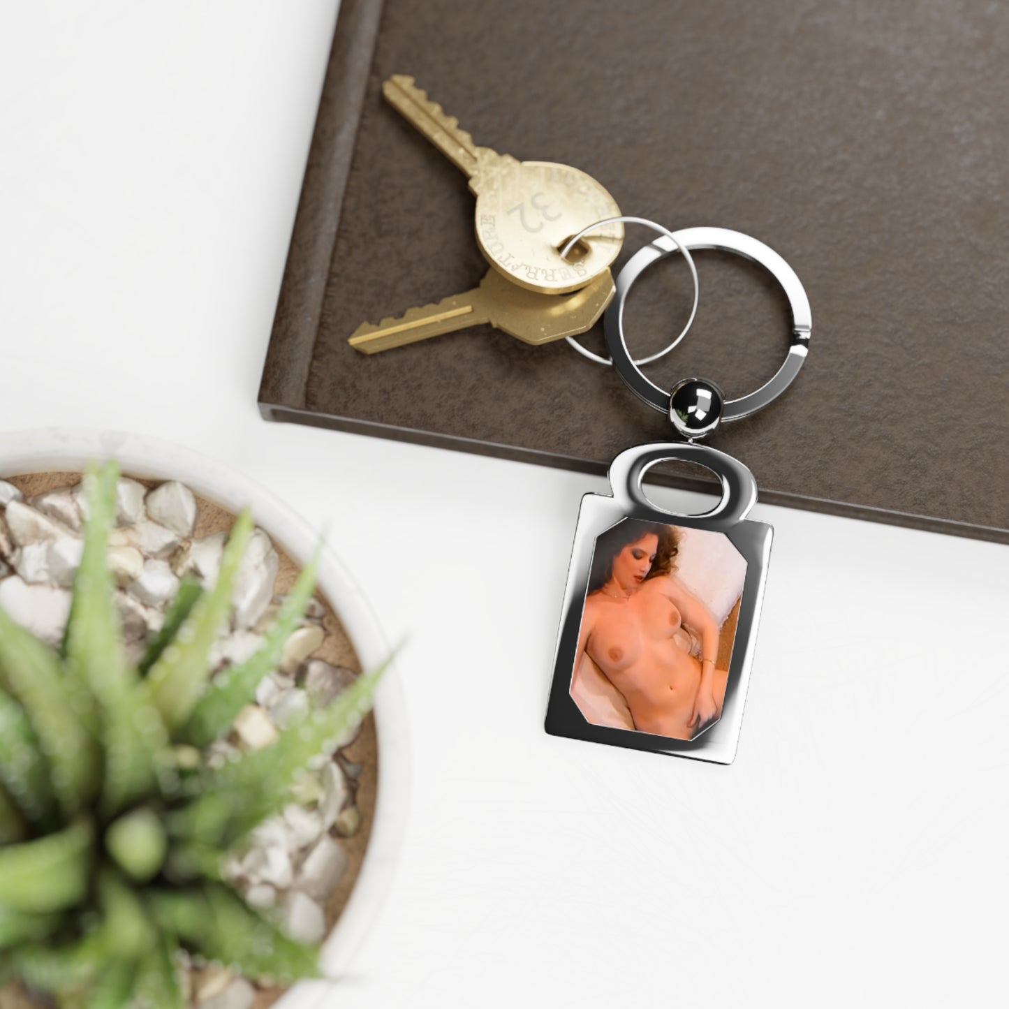 Rectangle Photo Keyring Traci Lords Nude Retro Porn Star