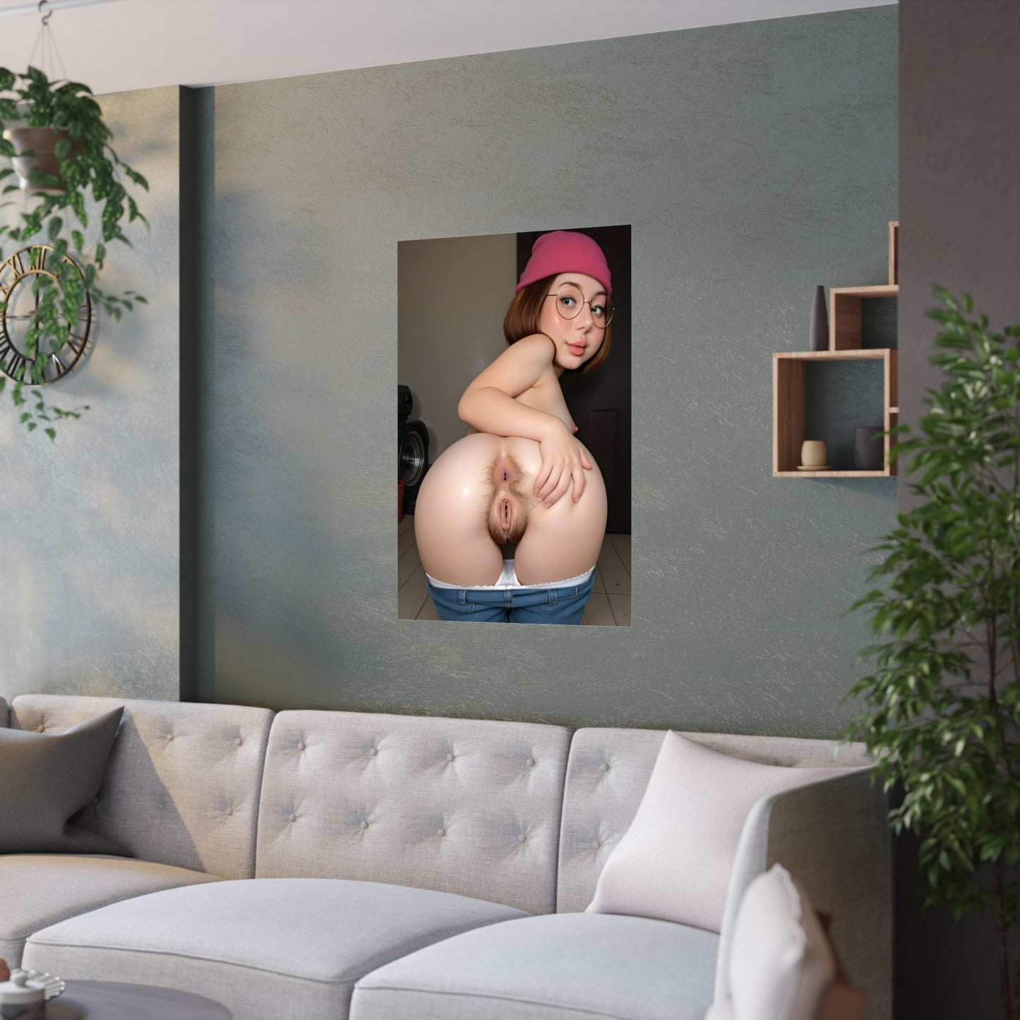 Satin Posters (210gsm) Meg Griffin Nude