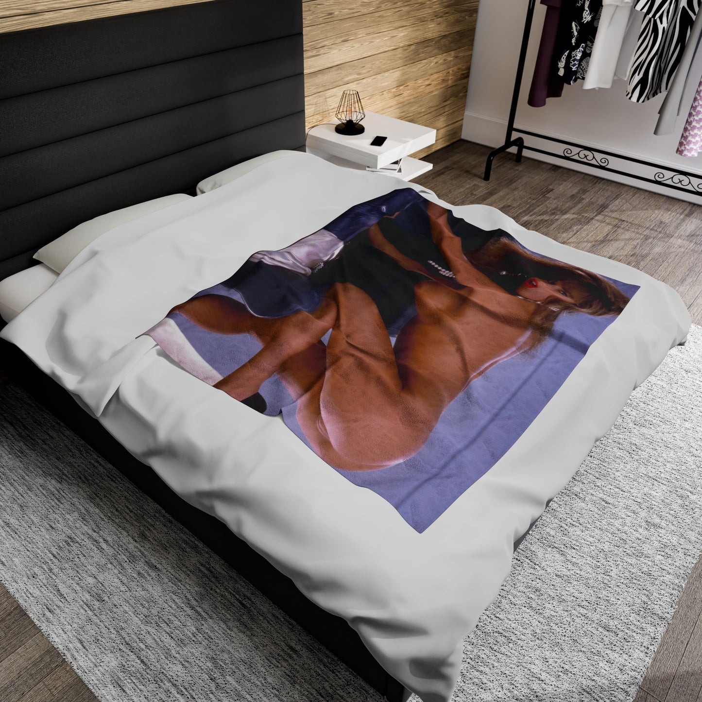 Velveteen Plush Blanket Pornstar Racquel Darrian Nude
