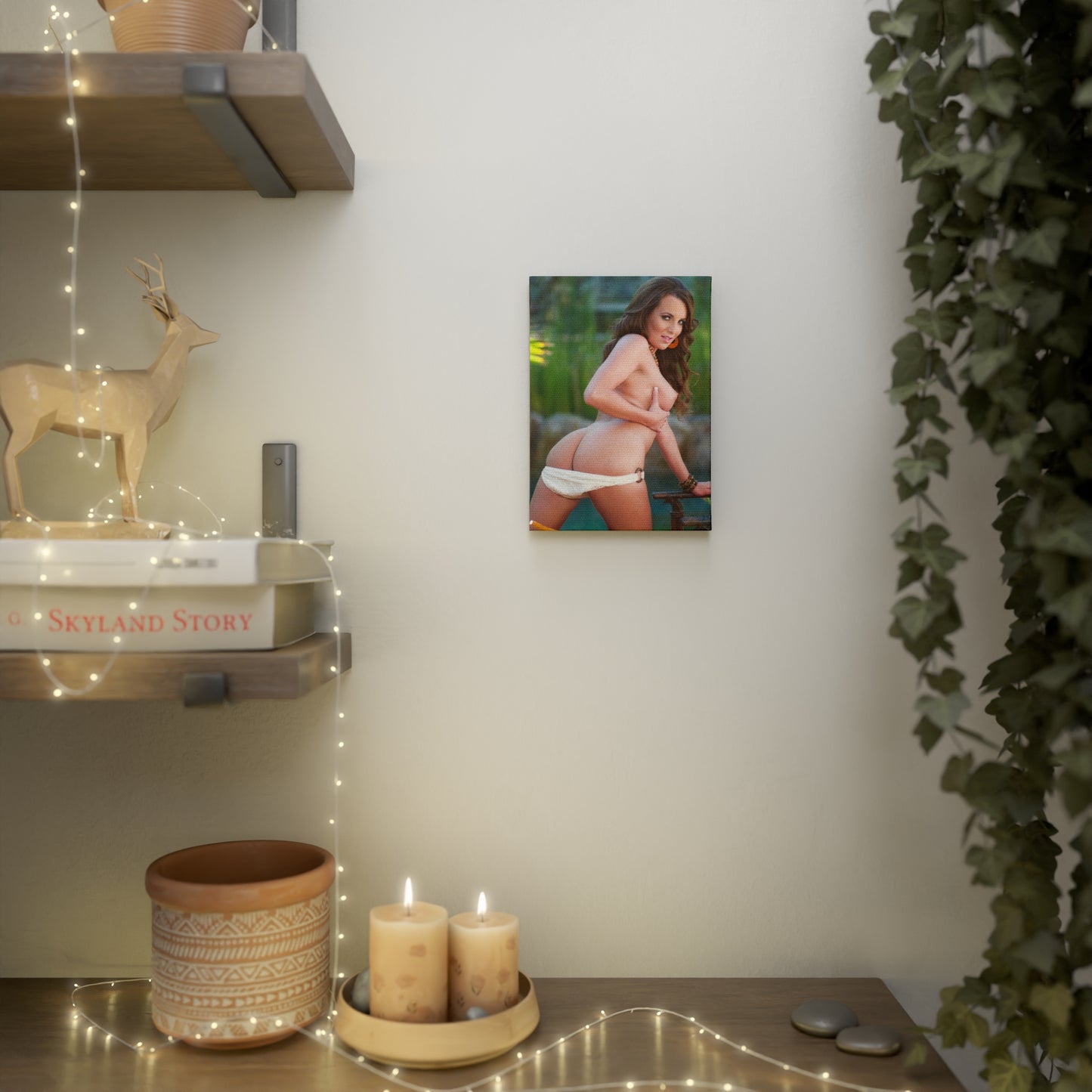 Canvas Photo Tile Penthouse Pet October 2011 Jenna Rose