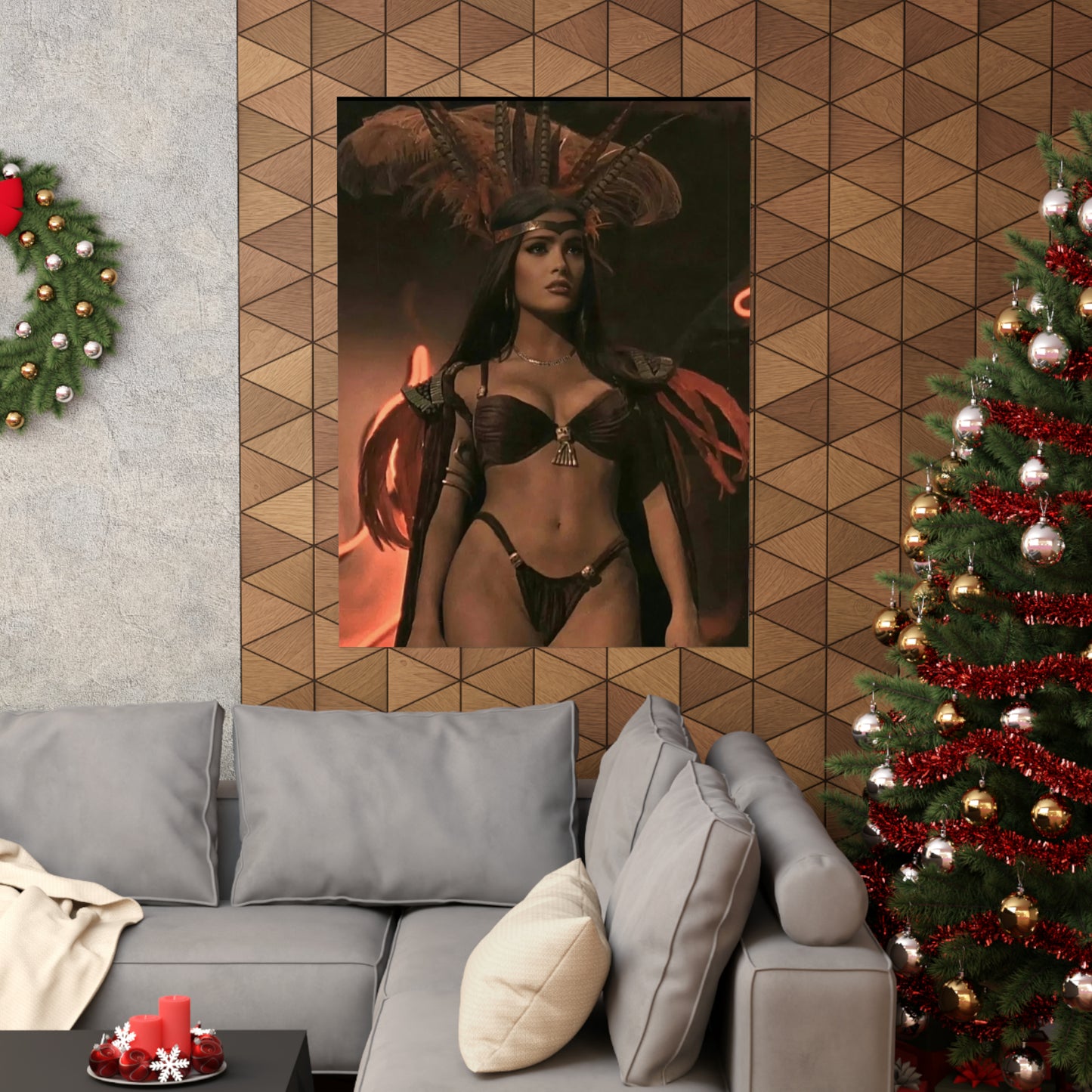 Matte Vertical Posters Salma Hayek Dusk til Dawn