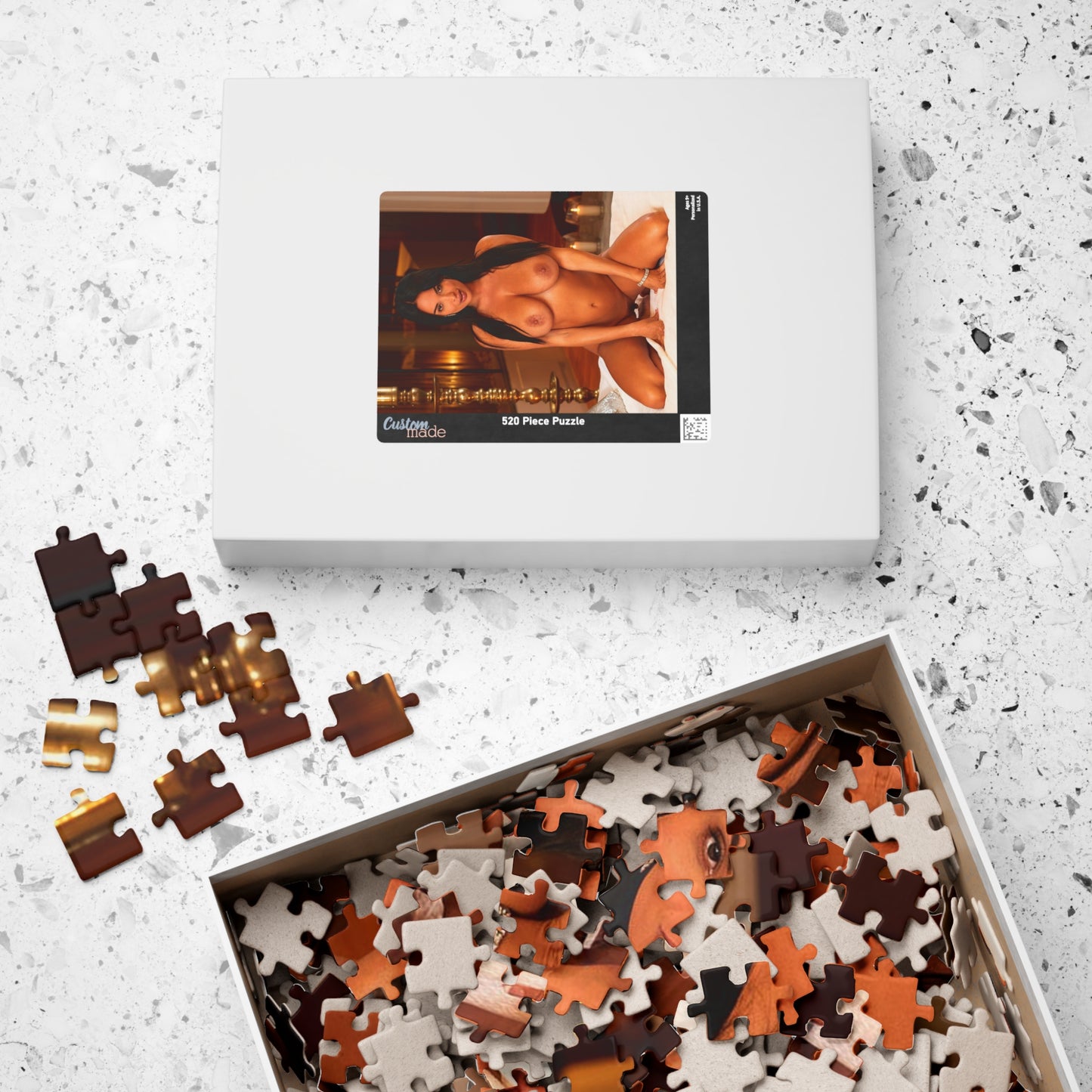 Puzzle (110, 252, 500, 1014-piece) Pornstar Anissa Kate Nude