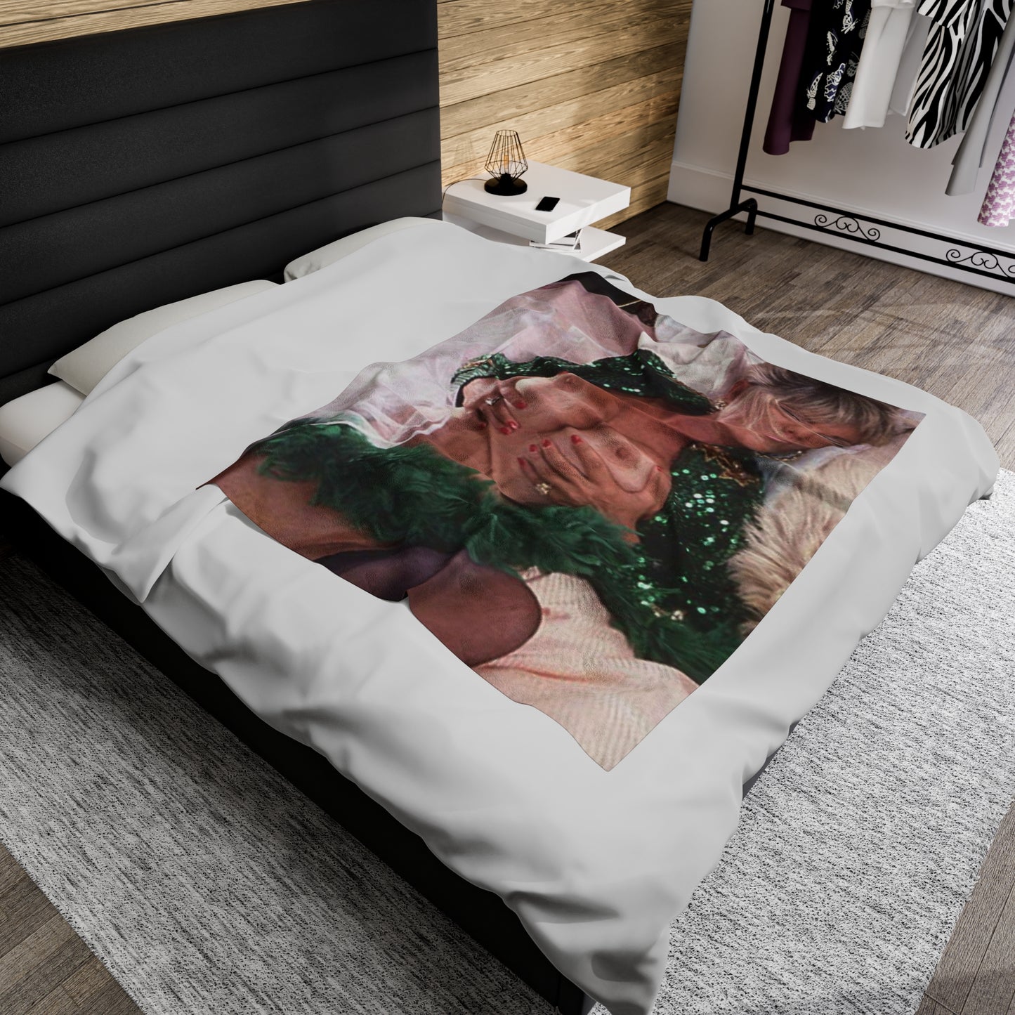 Velveteen Plush Blanket Porn Star Seka Nude