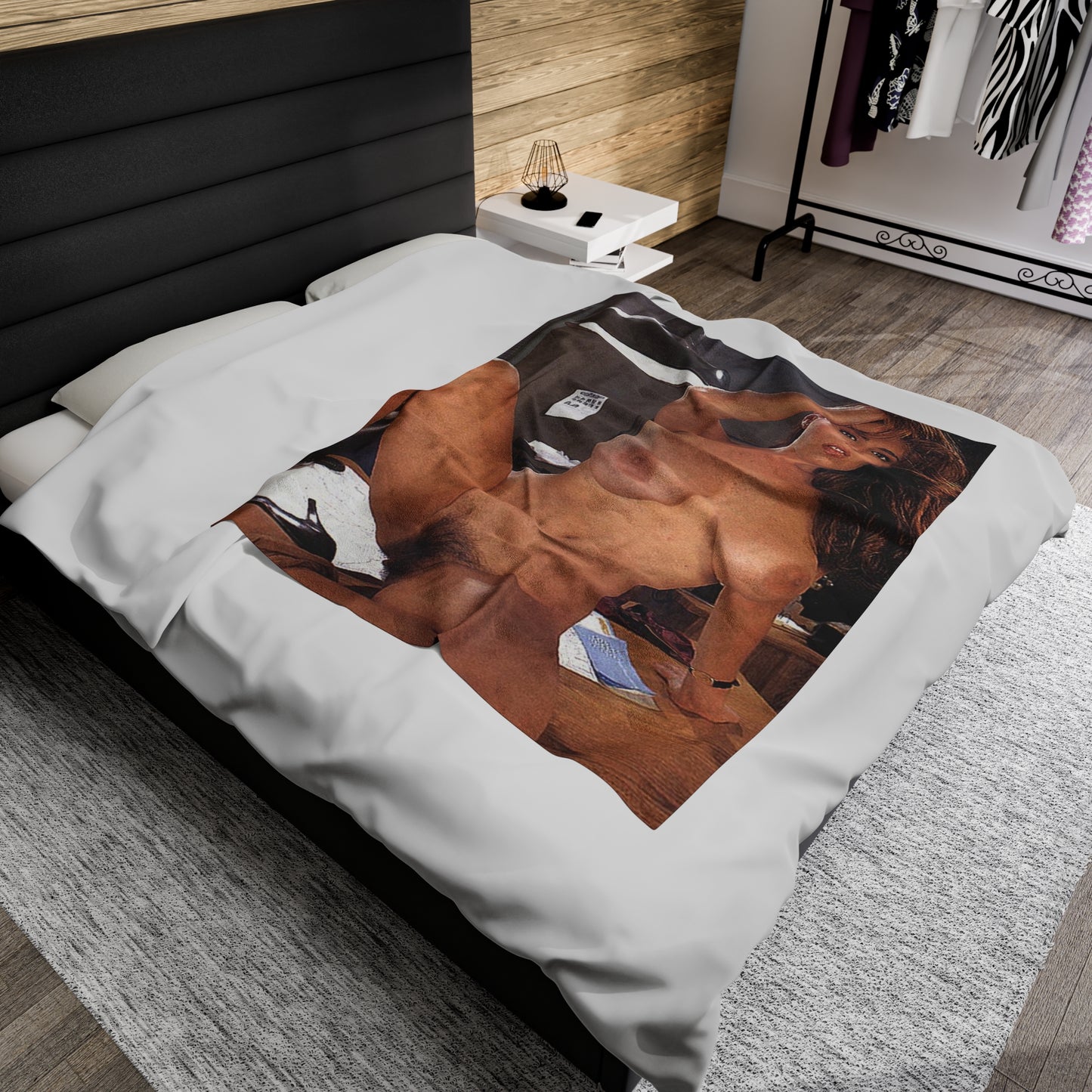 Velveteen Plush Blanket Porn Star Christy Canyon Nude