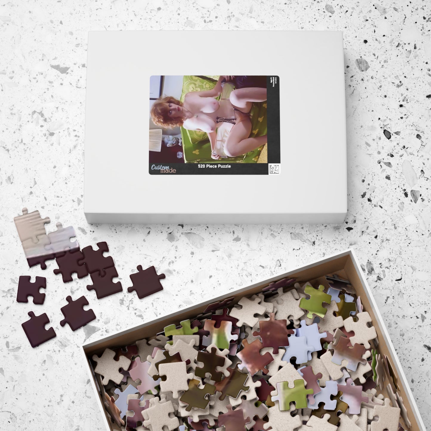 Puzzle (110, 252, 500, 1014-piece) Retro Porn Star Lisa De Leeuw Nude
