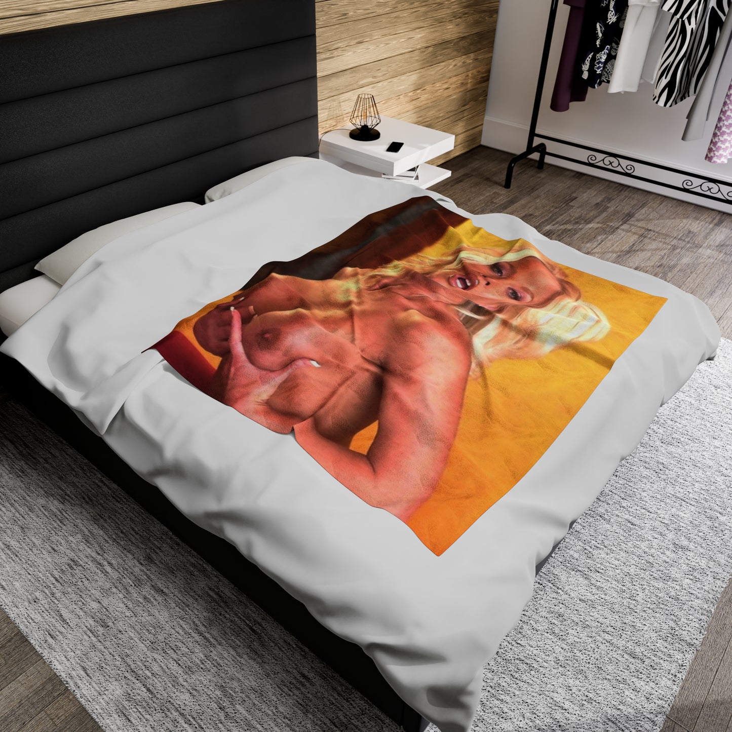 Velveteen Plush Blanket Pornstar Chloe Jones Nude