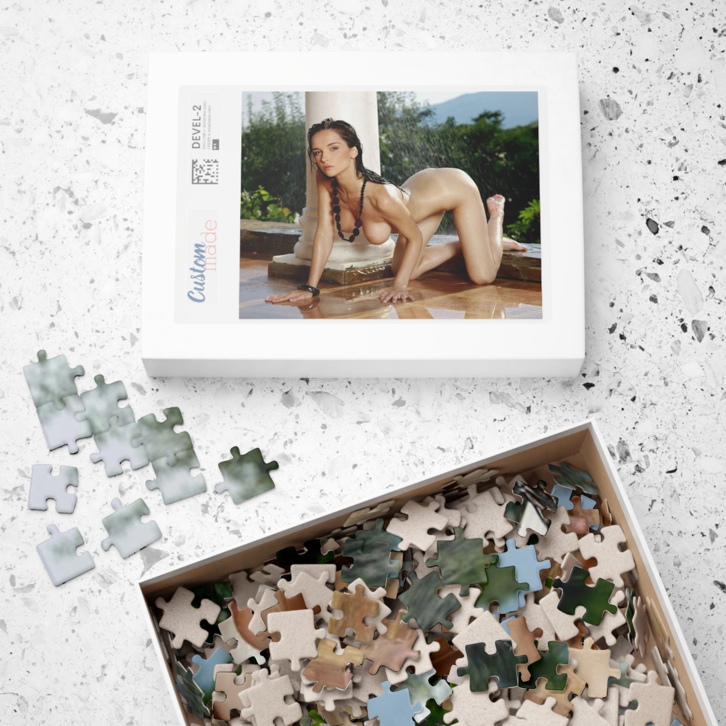 Puzzle (110, 252, 500, 1014-piece) Porn Star Puzzle Lyna Train