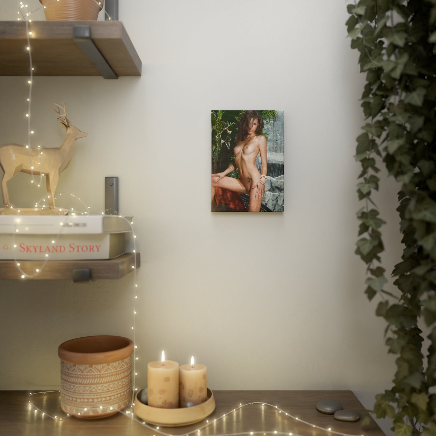 Canvas Photo Tile Penthouse Pet November 2011 Malena Morgan