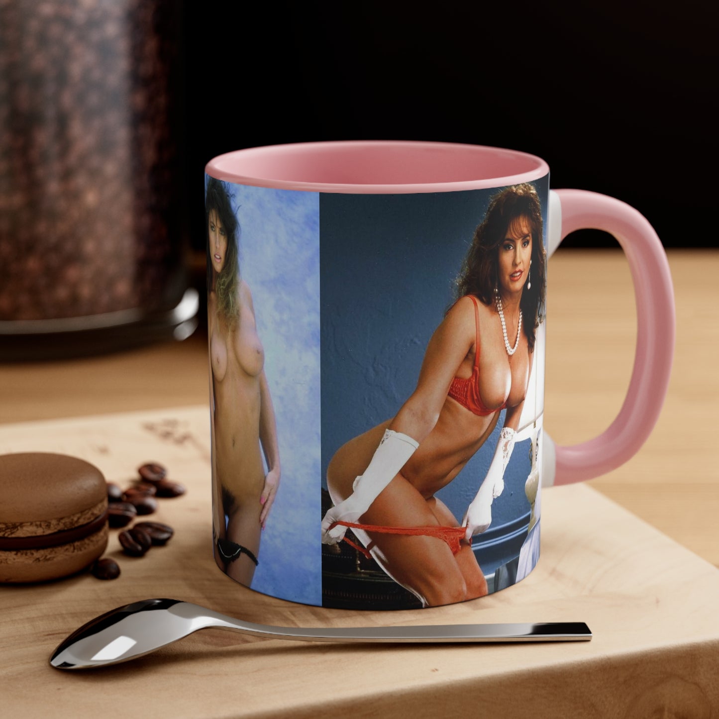Accent Coffee Mug, 11oz Retro Pornstar Ashlyn Gere Nude