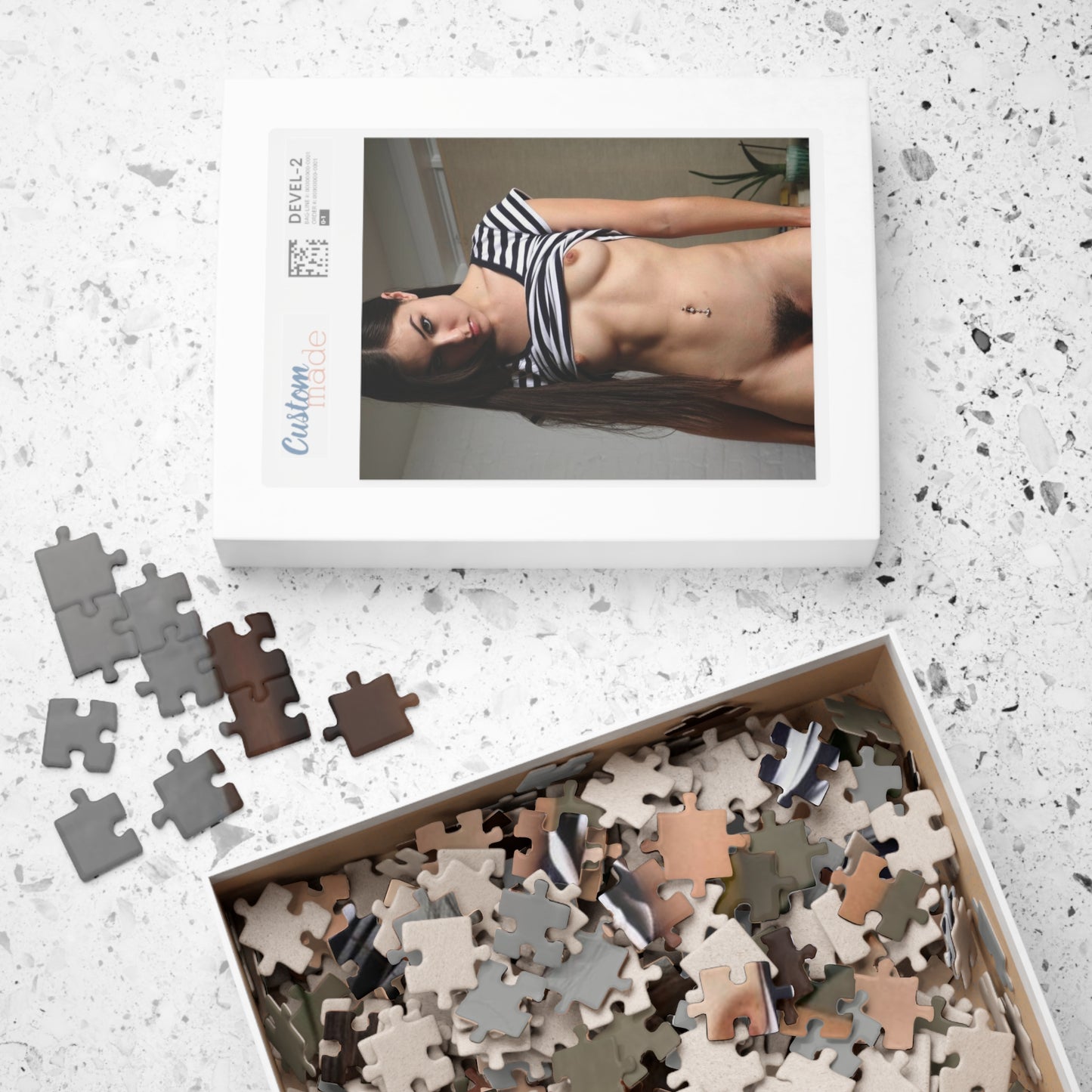 Puzzle (110, 252, 520, 1014-piece) Adult Star Sasha Grey Nude