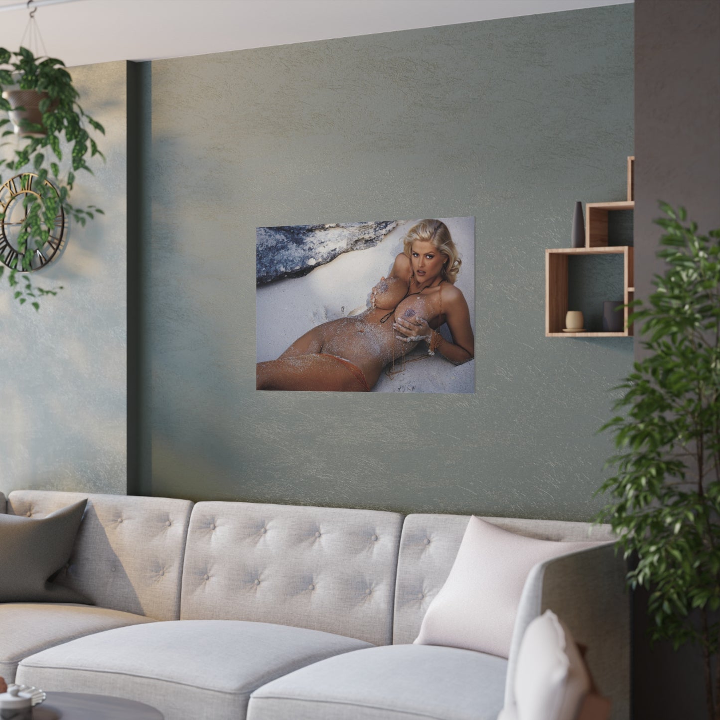 Satin Posters (210gsm) Anna Nicole Smith Nude