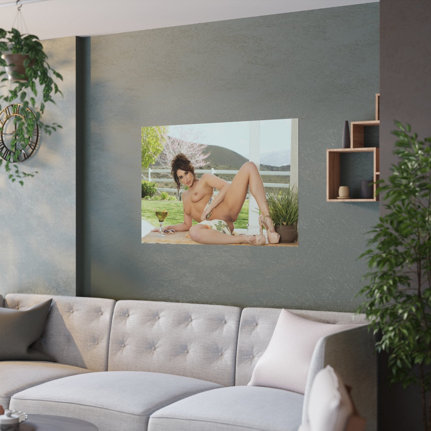 Satin Posters (210gsm) Pet June 2017 Olive Glass