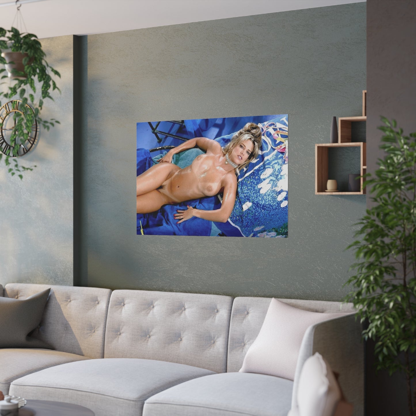 Satin Posters (210gsm) Pornstar Racquel Darrian Nude