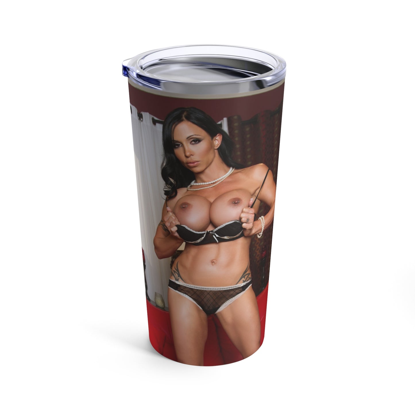 Tumbler 20oz Penthouse Pet February 2011 Jewels Jade