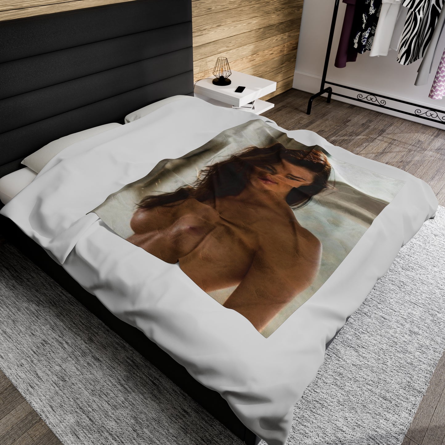 Velveteen Plush Blanket Playboy Playmate March 2018 Jenny Watwood