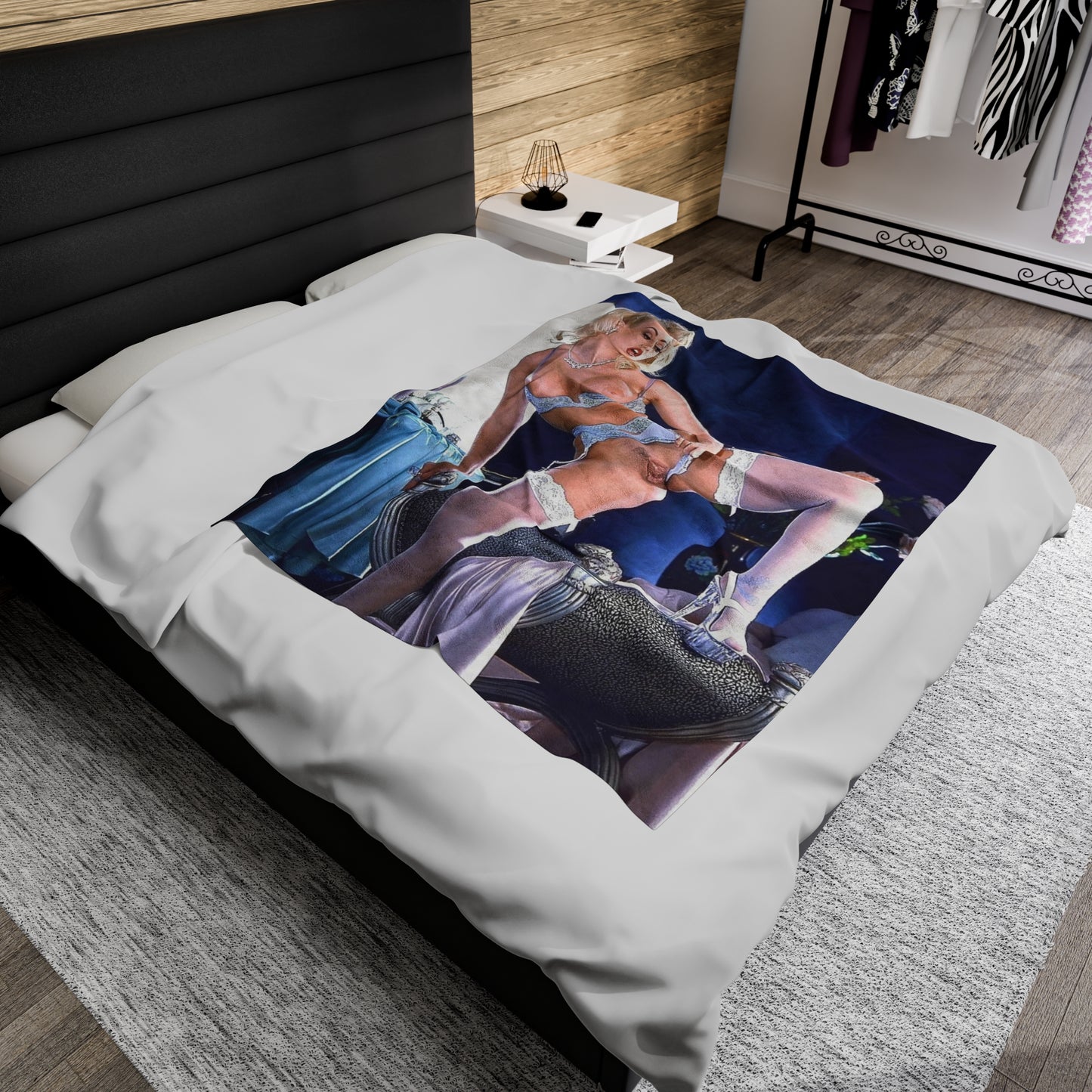 Velveteen Plush Blanket Jenna Jameson Nude