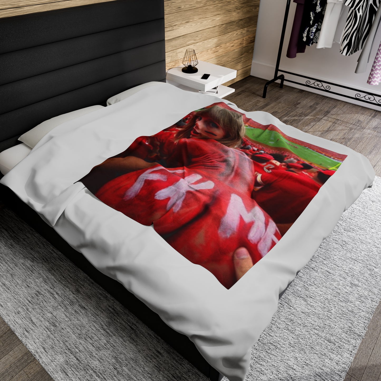 Velveteen Plush Blanket Taylor Swift AI Nudes
