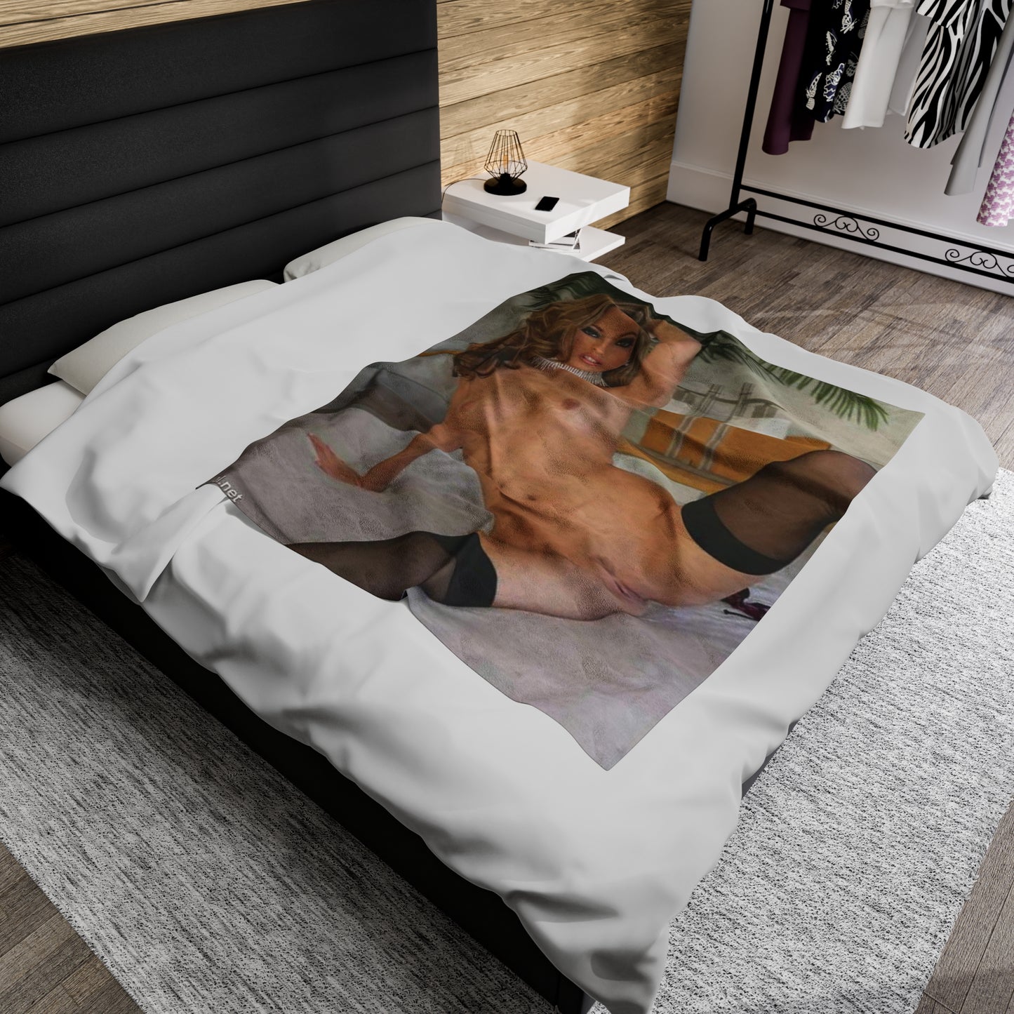 Velveteen Plush Blanket Pornstar Jenna Haze Nude