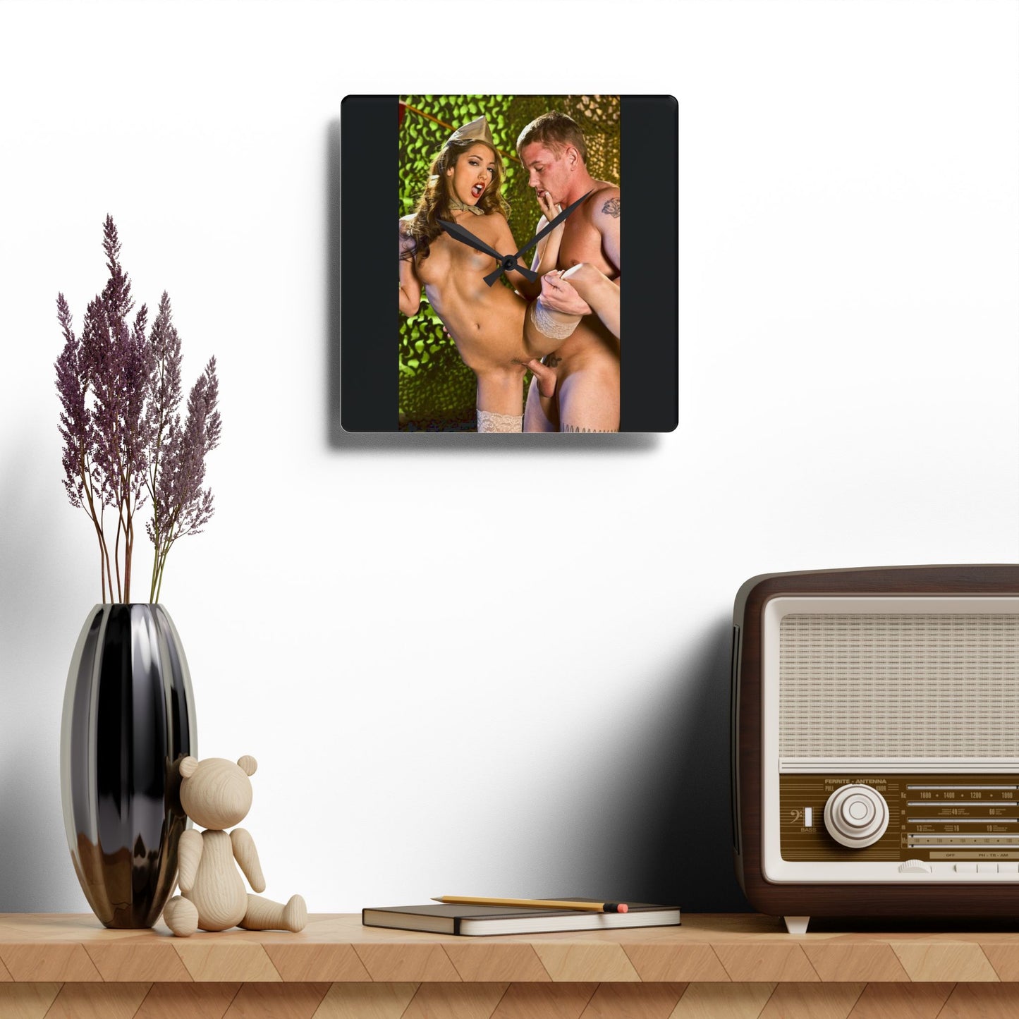 Acrylic Wall Clock Jenna Haze Nude Fucking