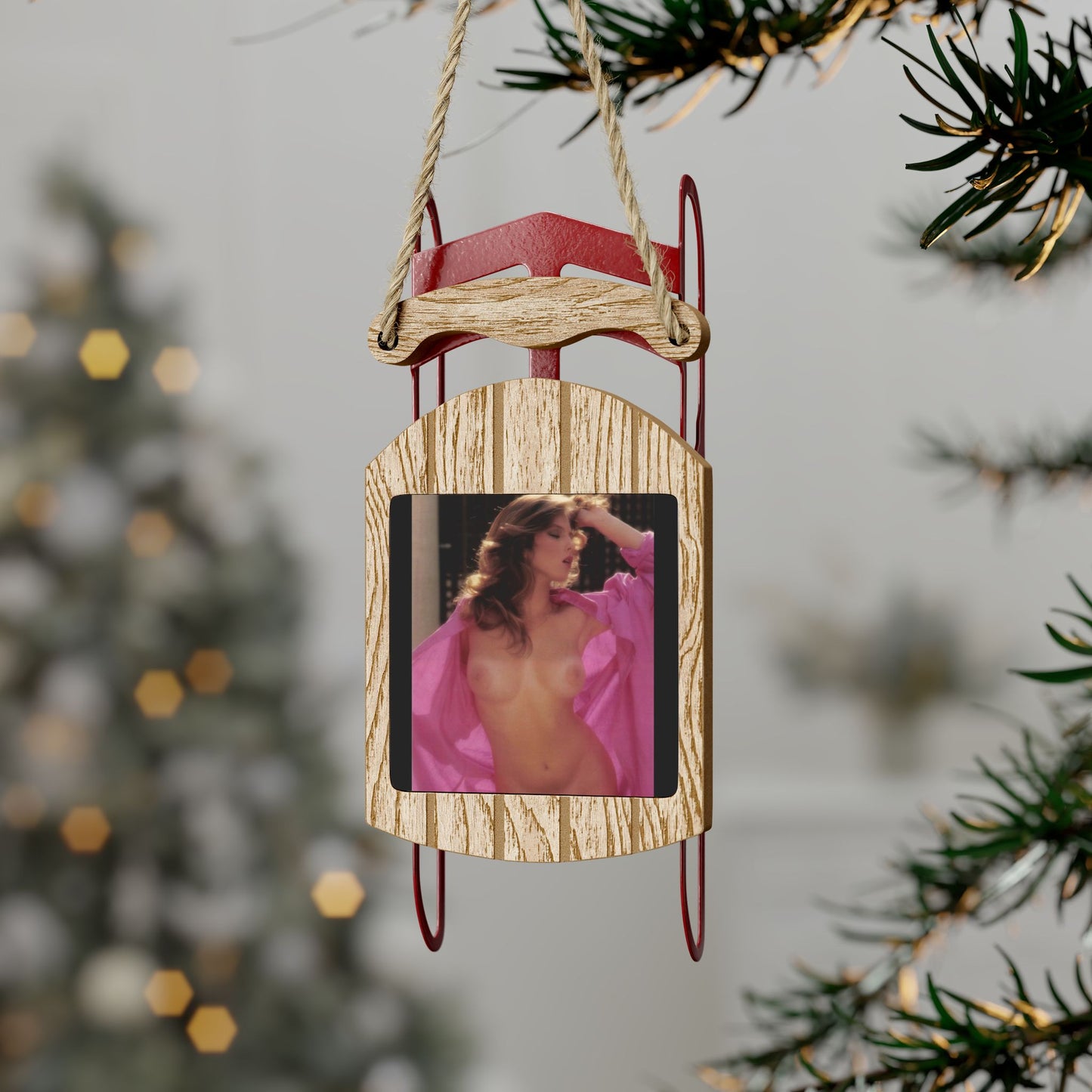 Sled Ornaments Traci Lords Nude