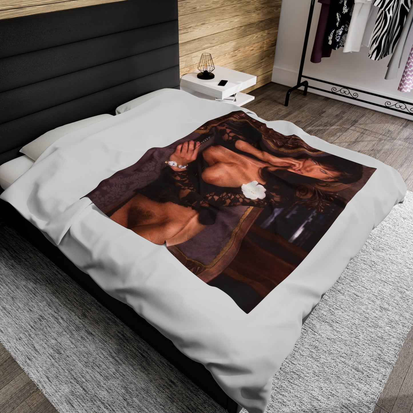 Velveteen Plush Blanket Playboy Playmate July 1994 Traci Adell