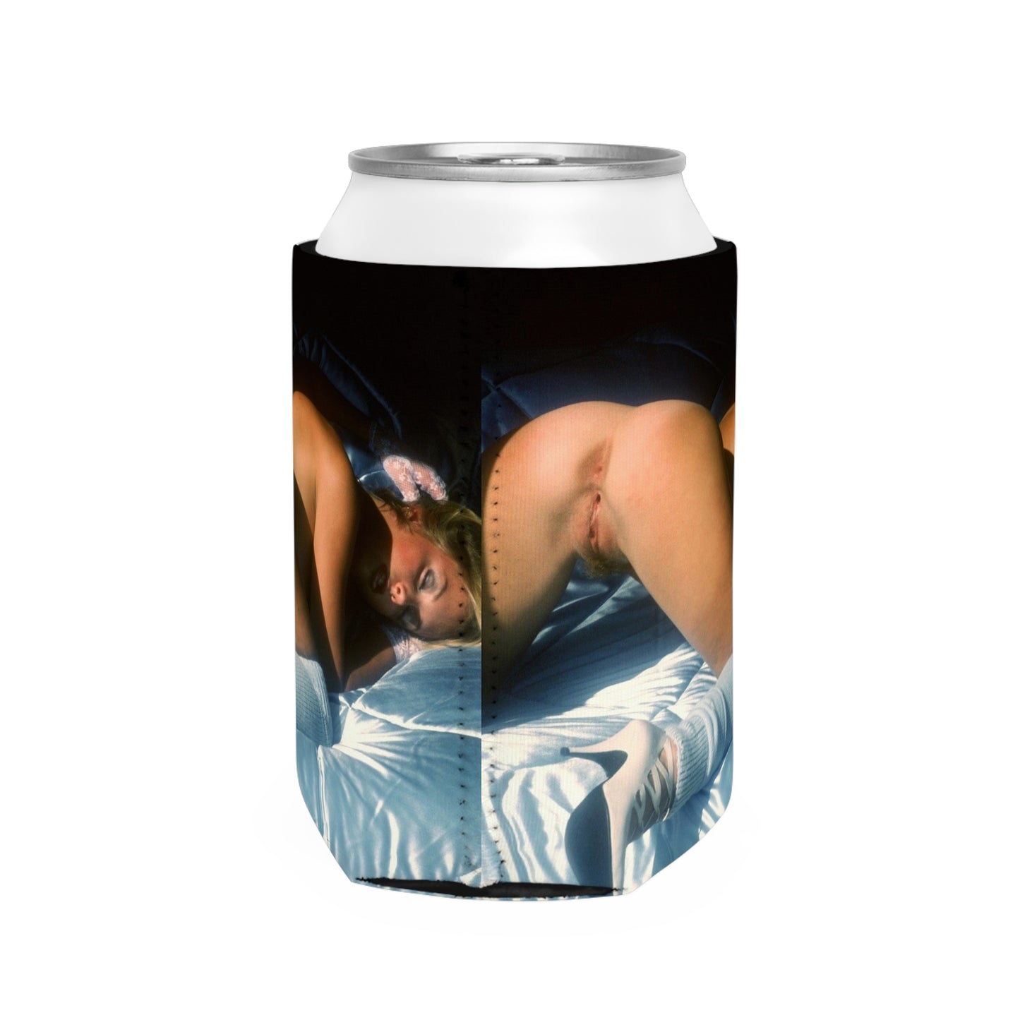 Can Cooler Sleeve Custom Nude In Bed