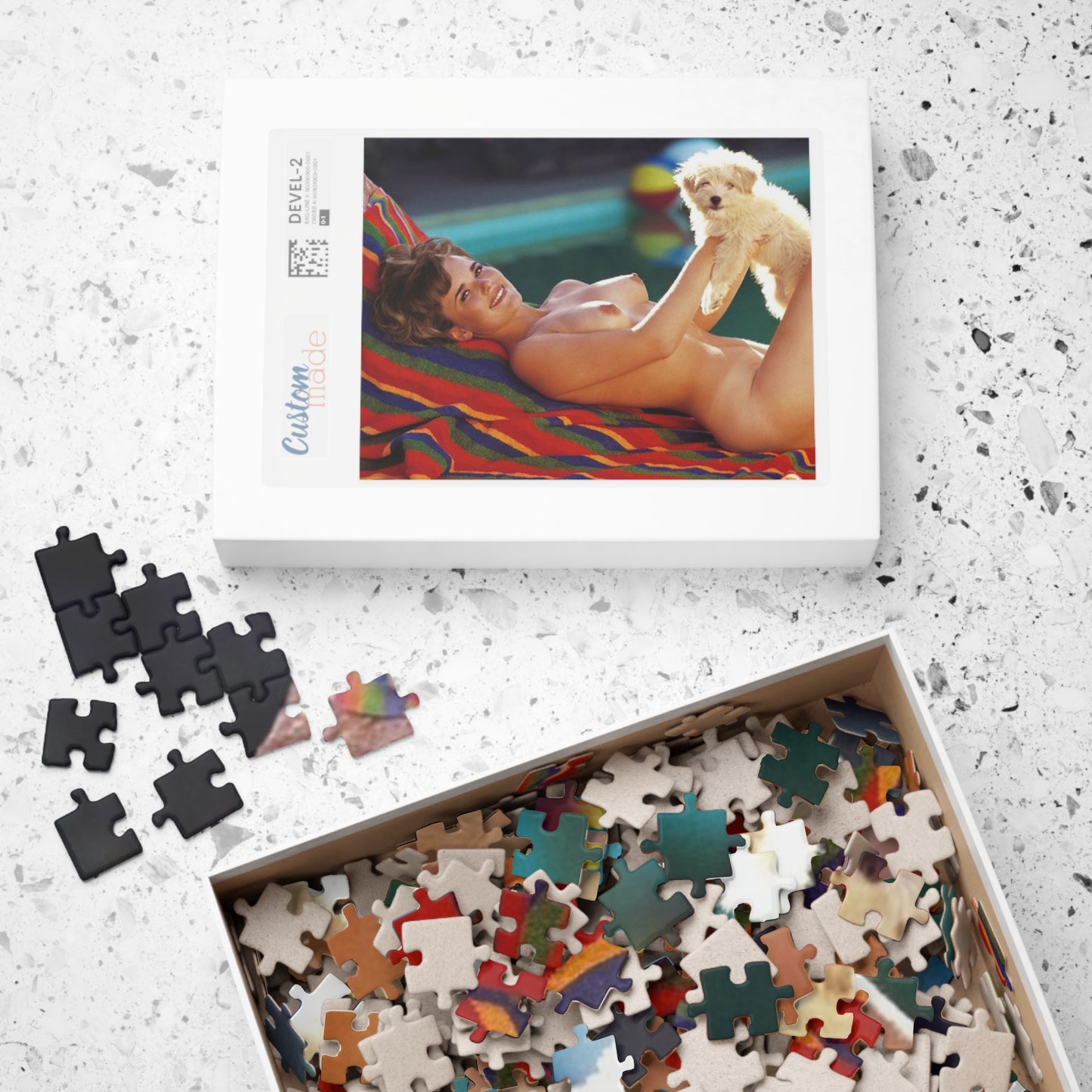 Puzzle (110, 252, 500, 1014-piece) Playboy Playmate June 1966 Kelly Burke
