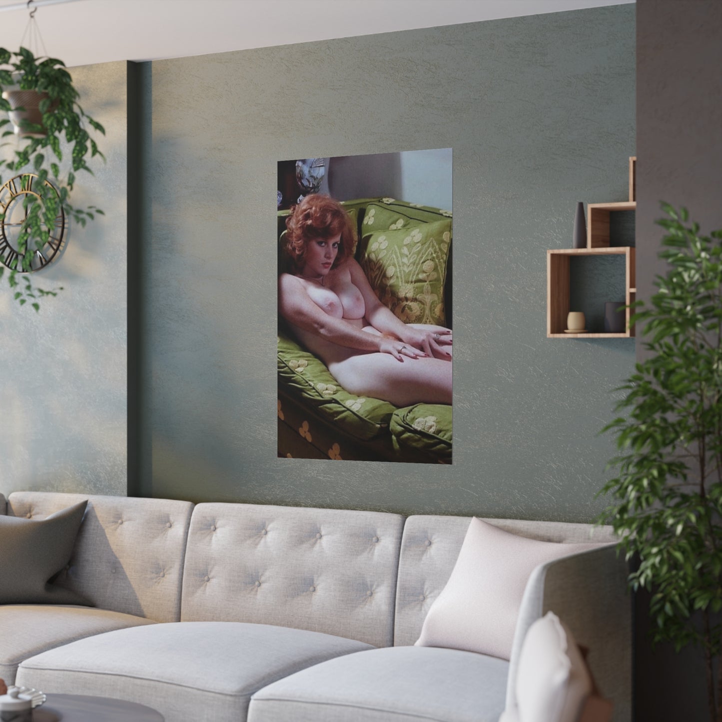 Satin Posters (210gsm) Retro Pornstar Lisa De Leeuw Nude