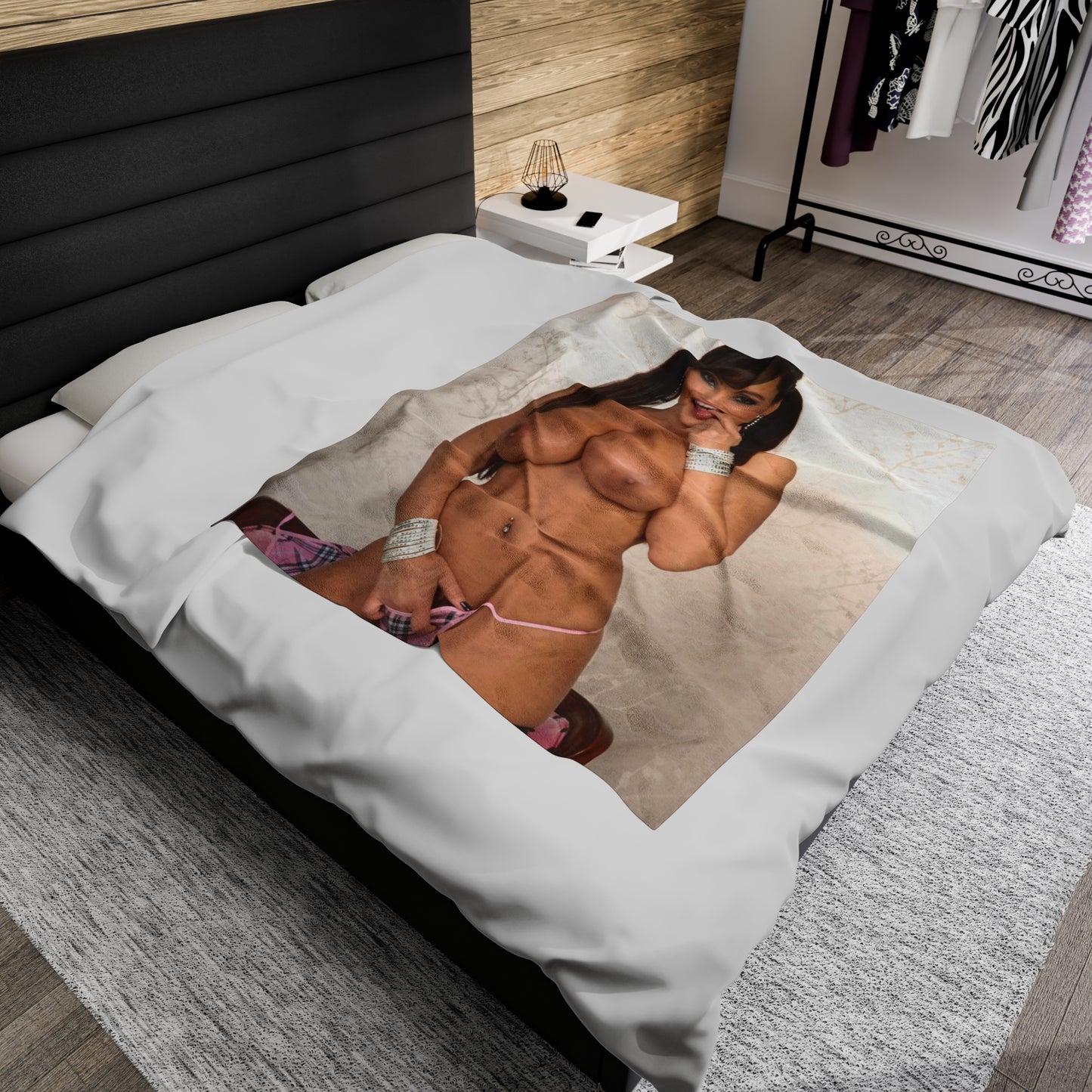 Velveteen Plush Blanket Lisa Ann